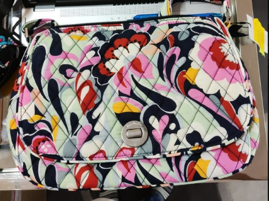 [S] VERA BRADLEY 27609-V79 SADDLE CROSSBODY BAG,MOD PAISLEY, 886003796659 (SVB20)