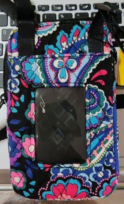 [S] VERA BRADLEY 26972-R88 RFID MINI CELLPHONE CROSSBODY,HAYMARKET PAISLEY, 886003710517 (SVB21)