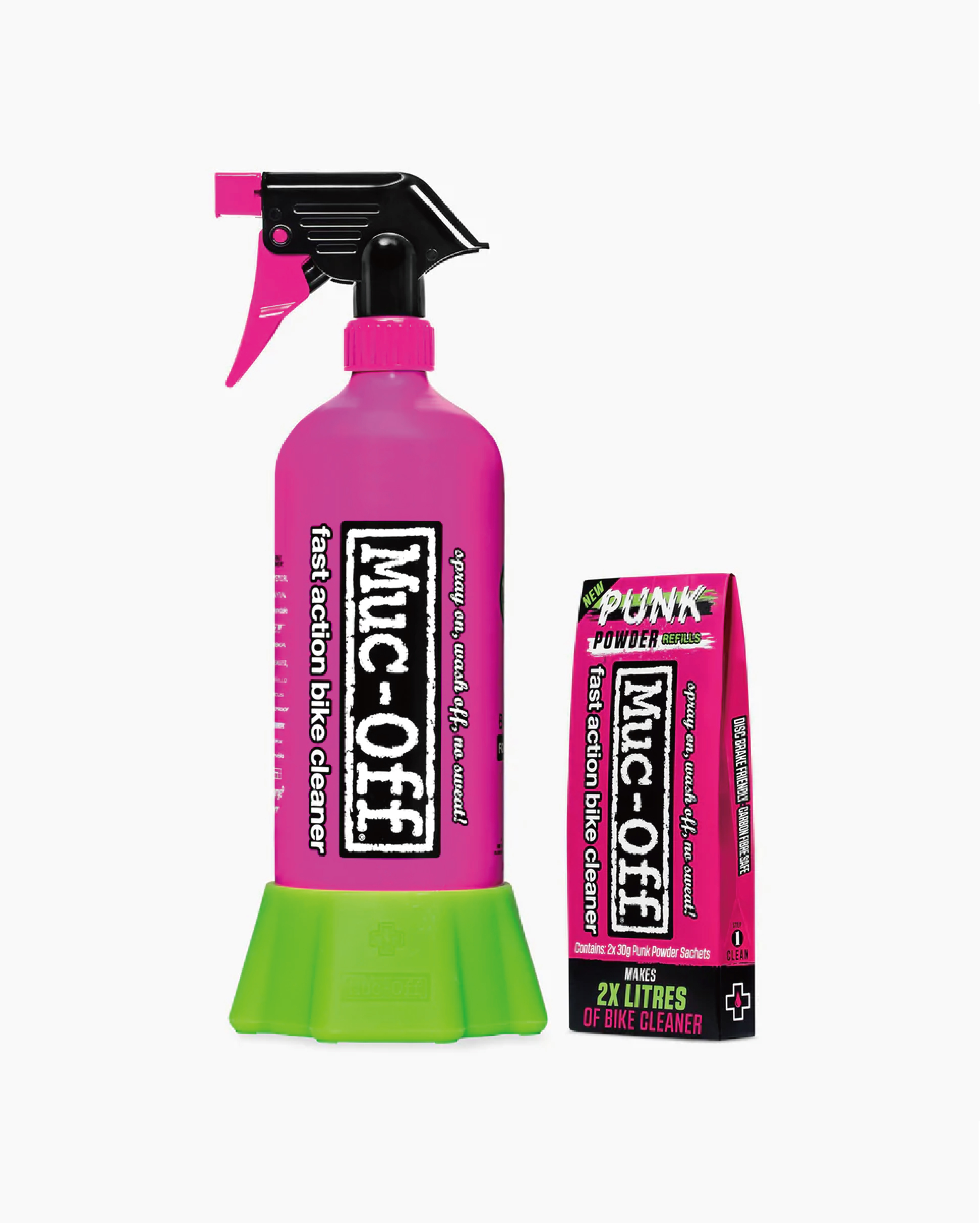 【Muc-Off】自行車奈米環保清潔劑 沖泡粉組合組