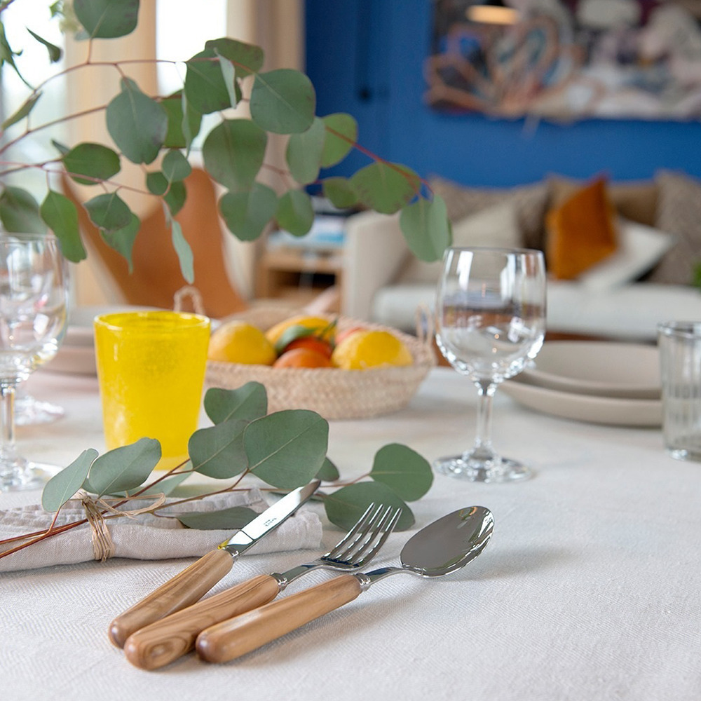 SABRE | Lavandou 法風-橄欖木系列 | 主餐湯匙 | 亮面 | 橄欖木