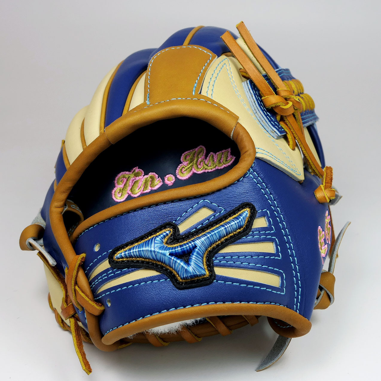 日本製美津濃MIZUNO PRO ORDER HAGA JAPAN 奧運藍標藤岡裕大硬式