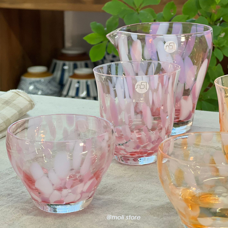 ADERIA 粉紅櫻花 玻璃小杯