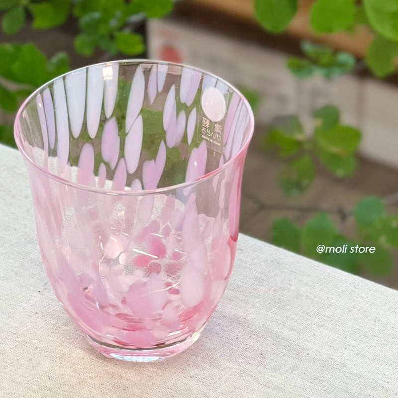 ADERIA 粉紅櫻花 玻璃小杯