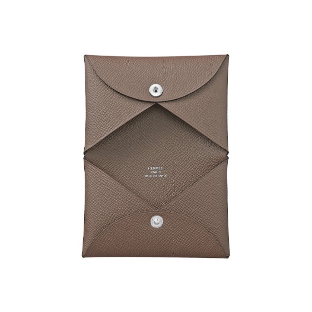 Hermes Calvi 大象灰 愛馬仕卡包