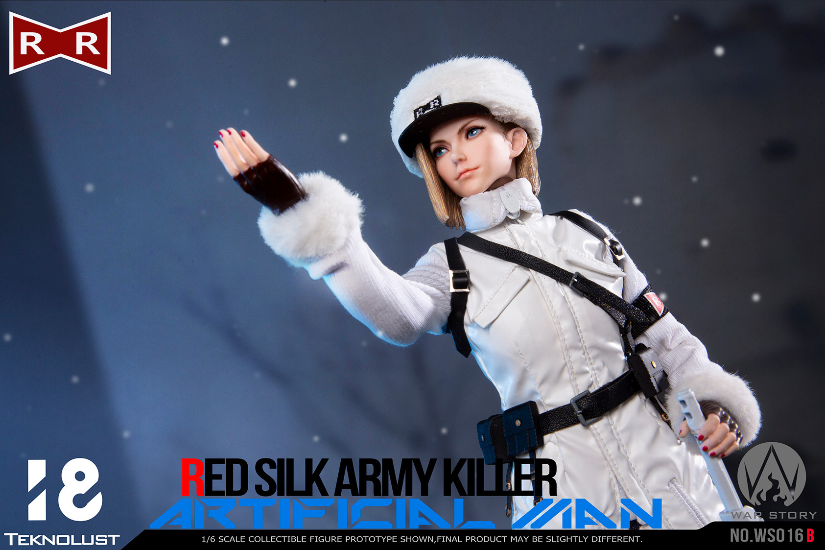 訂金] WAR STORY TOYS : 1/6 WS016B 紅綢軍殺手人造人18號豪華版