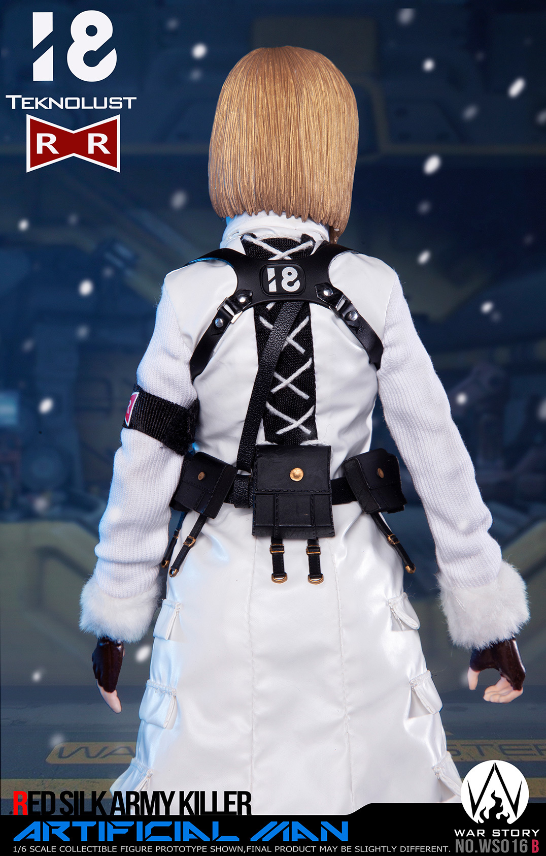 訂金] WAR STORY TOYS : 1/6 WS016B 紅綢軍殺手人造人18號豪華版