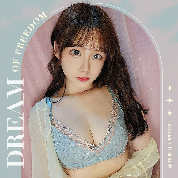 自由幻夢。沁涼薄荷糖。Yuki推薦-涼爽無鋼圈機能防外擴內衣 C.D.E.F罩