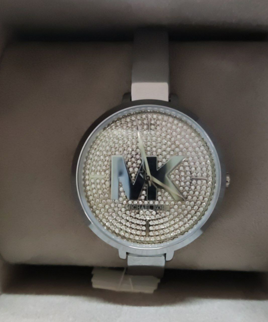 [S] MICHAEL KORS MK4432 LADIES CHARLEY 3HAND ALLOY WATCH,SILVER, 796483451483 FINAL SALE (SMK127)