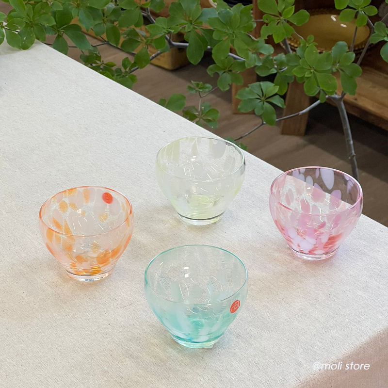 ADERIA 津軽 青綠新芽小酒杯