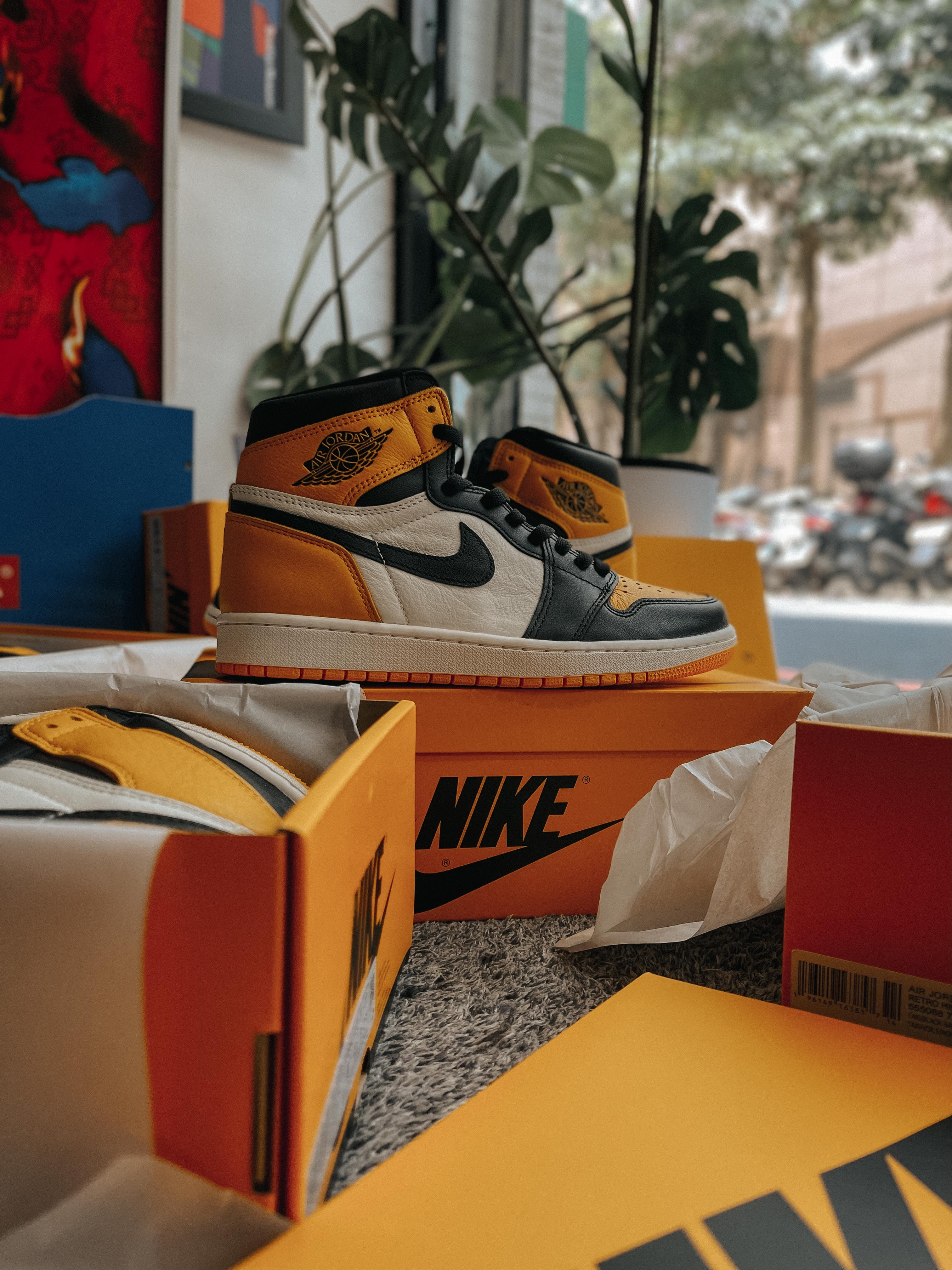 Air Jordan 1 Retro High OG "TAXI" Yellow Toe 黑頭 計程車 黑黃 AJ1 555088-711