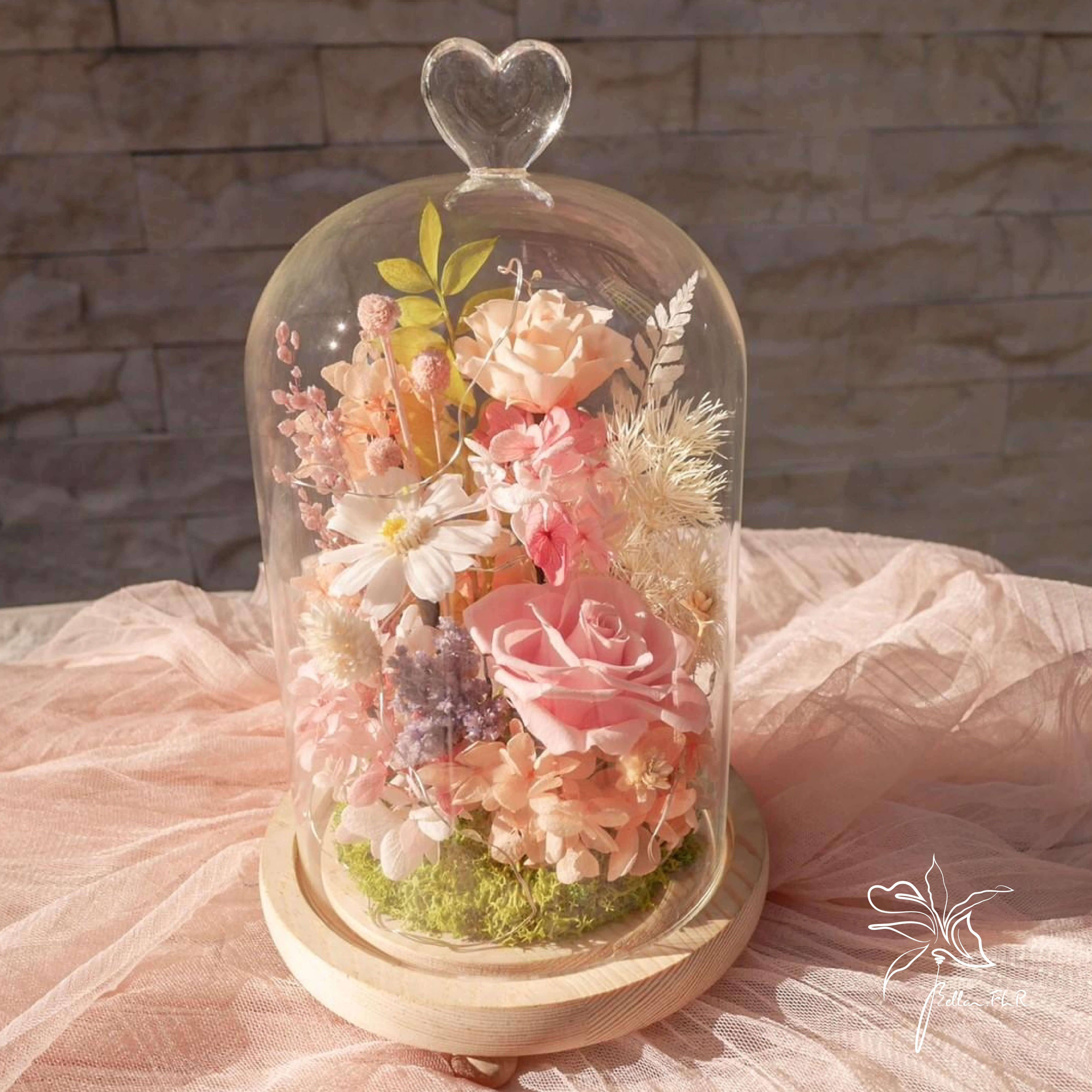 【遇上你 • 遇上愛】長型玻璃花盅-大