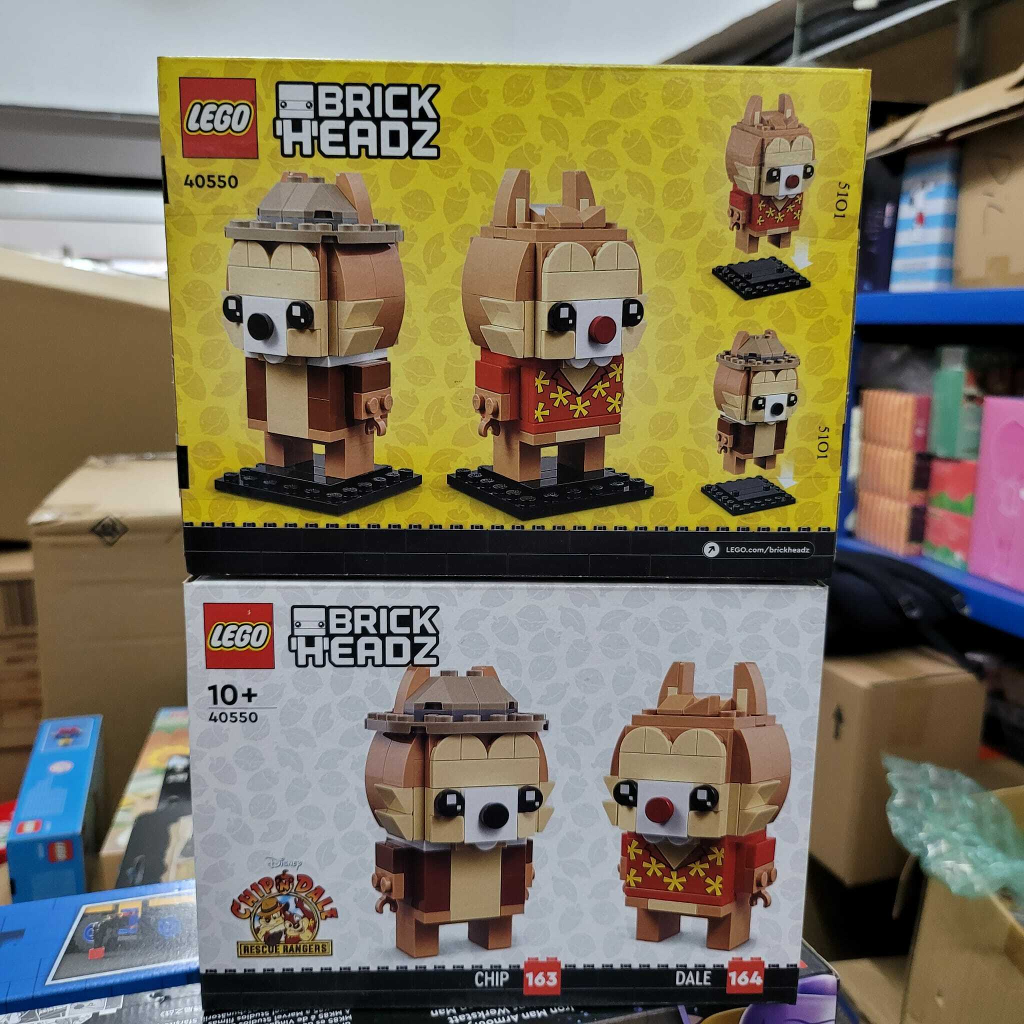 LEGO Brickheadz 40550 : 鋼牙與大鼻Chip & Dale 《迪士尼》