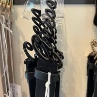 [S] GUESS NOT ADJUSTABLE PANT BELT -BLACK, BWU103VIN30-BLA (SGU109)