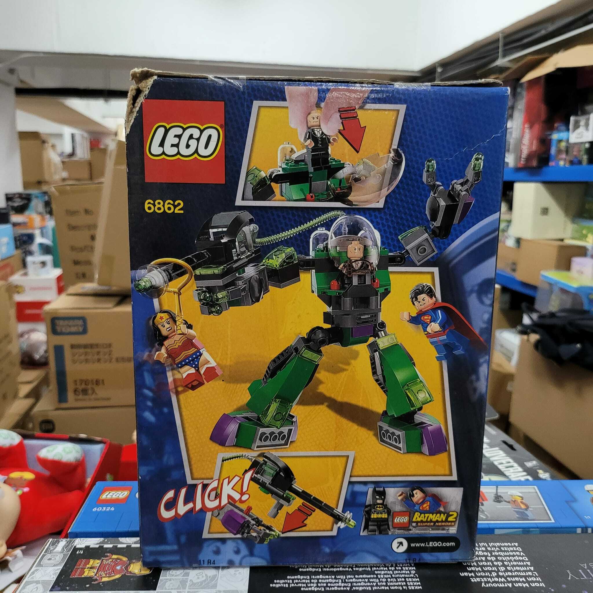 罕有絕版LEGO 6862 Superman vs. Power Armor Lex (Superman 超