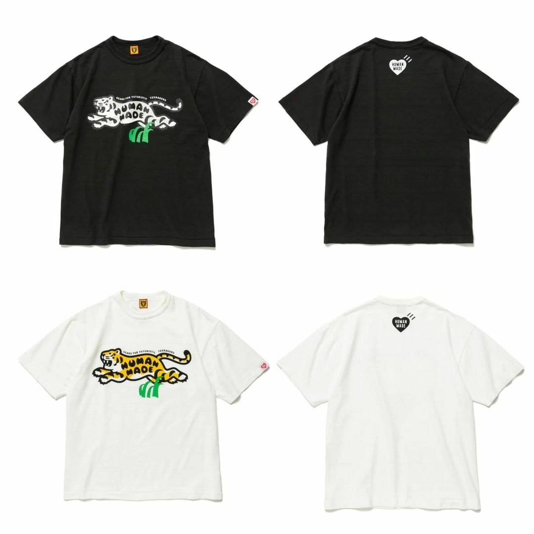 2022AW HUMAN MADE GRAPHIC T-SHIRT #01 短T 老虎 黑白 2色 現貨