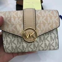 [S] MICHAEL KORS 35S2GNMF6V MD FLAP BLFLD WALLET, BUFF MULTI, 19613079899 (SMK129)