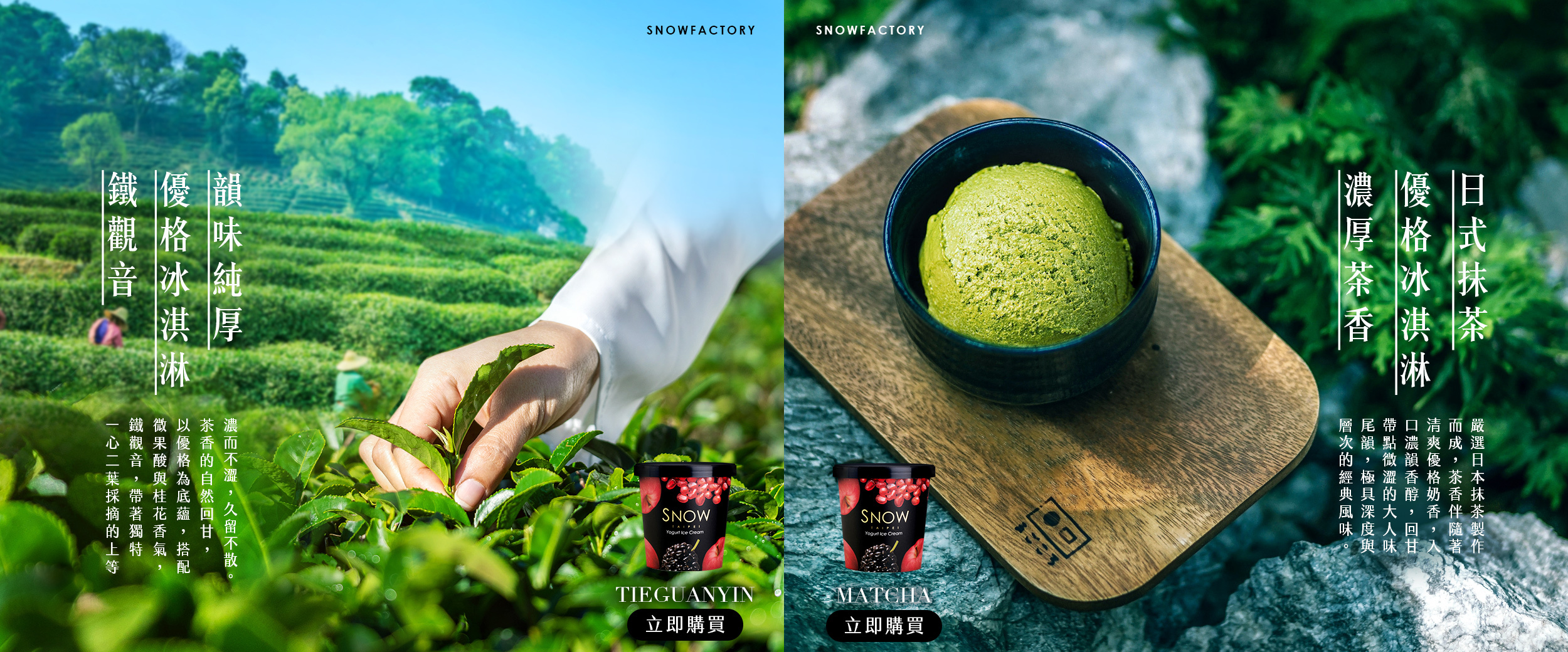 日式抹茶優格冰淇淋, 鐵觀音茶優格冰淇淋