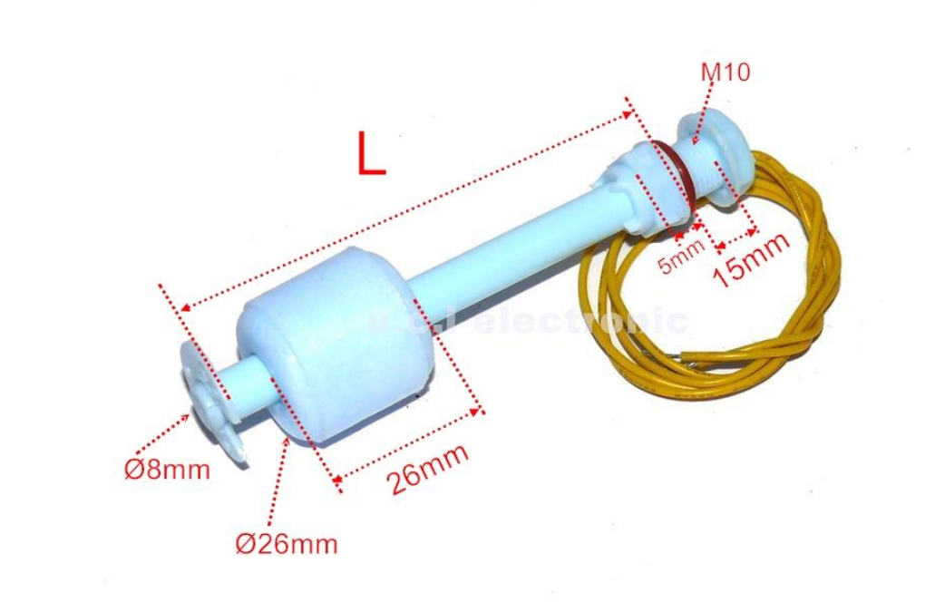 【UCI電子】(X-4) T125 PP浮球開關 水位開關液位元開關液位元控制感應水位控制器限位元開關