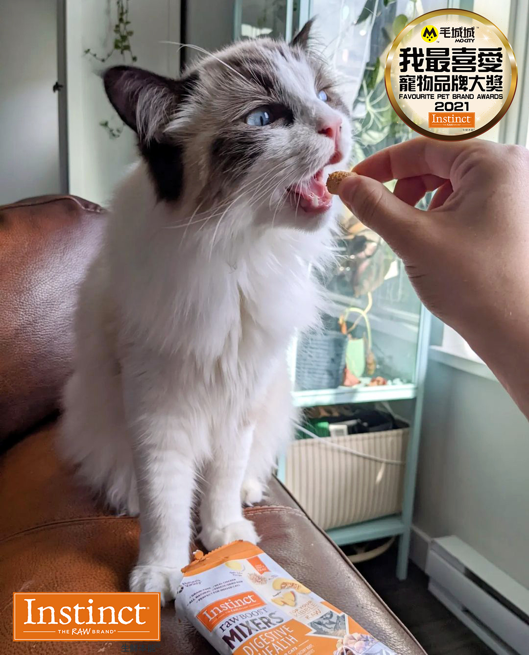 Instinct®凍乾雞肉貓Mixer (腸道健康) 5.5oz