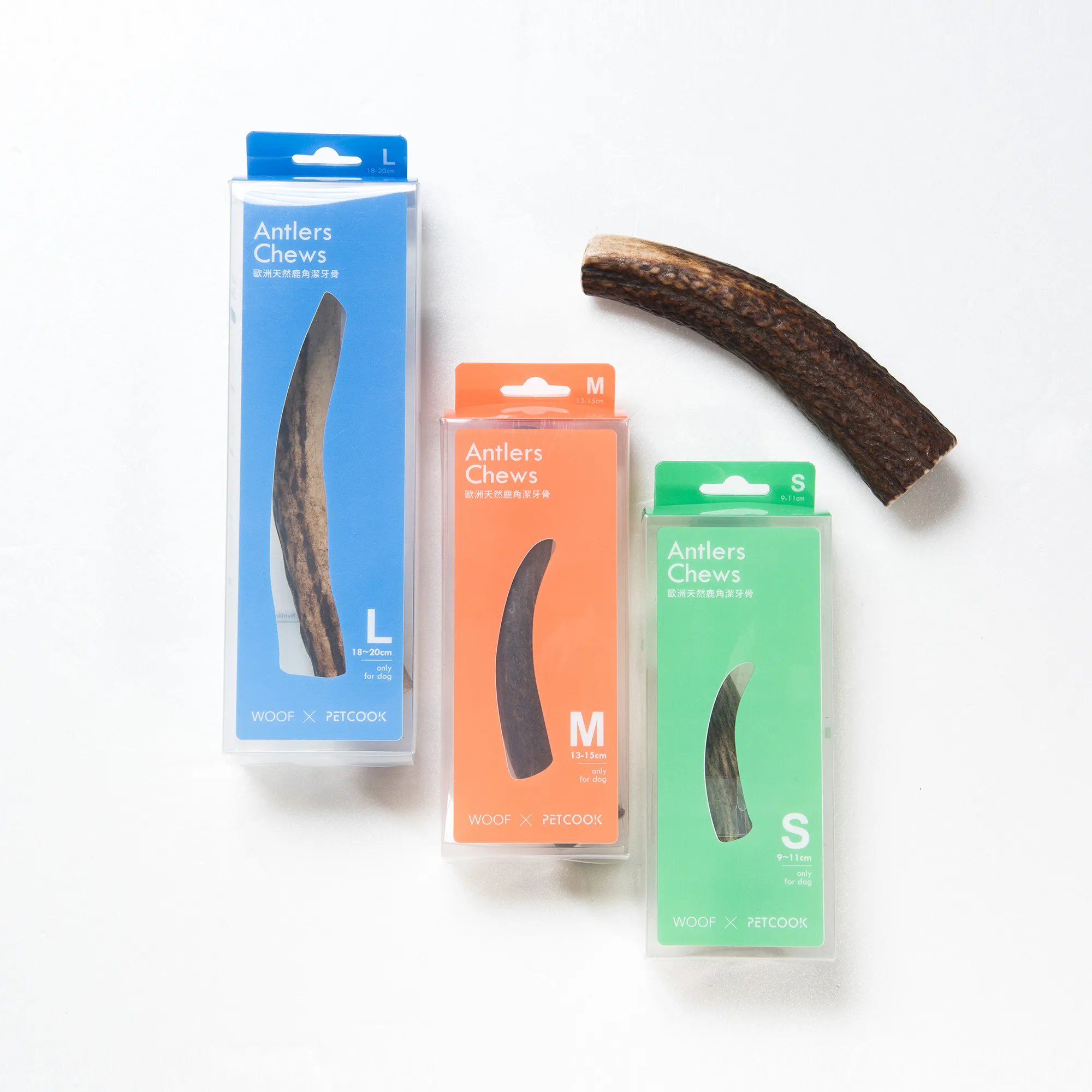 派庫廚房-歐洲天然鹿角潔牙骨