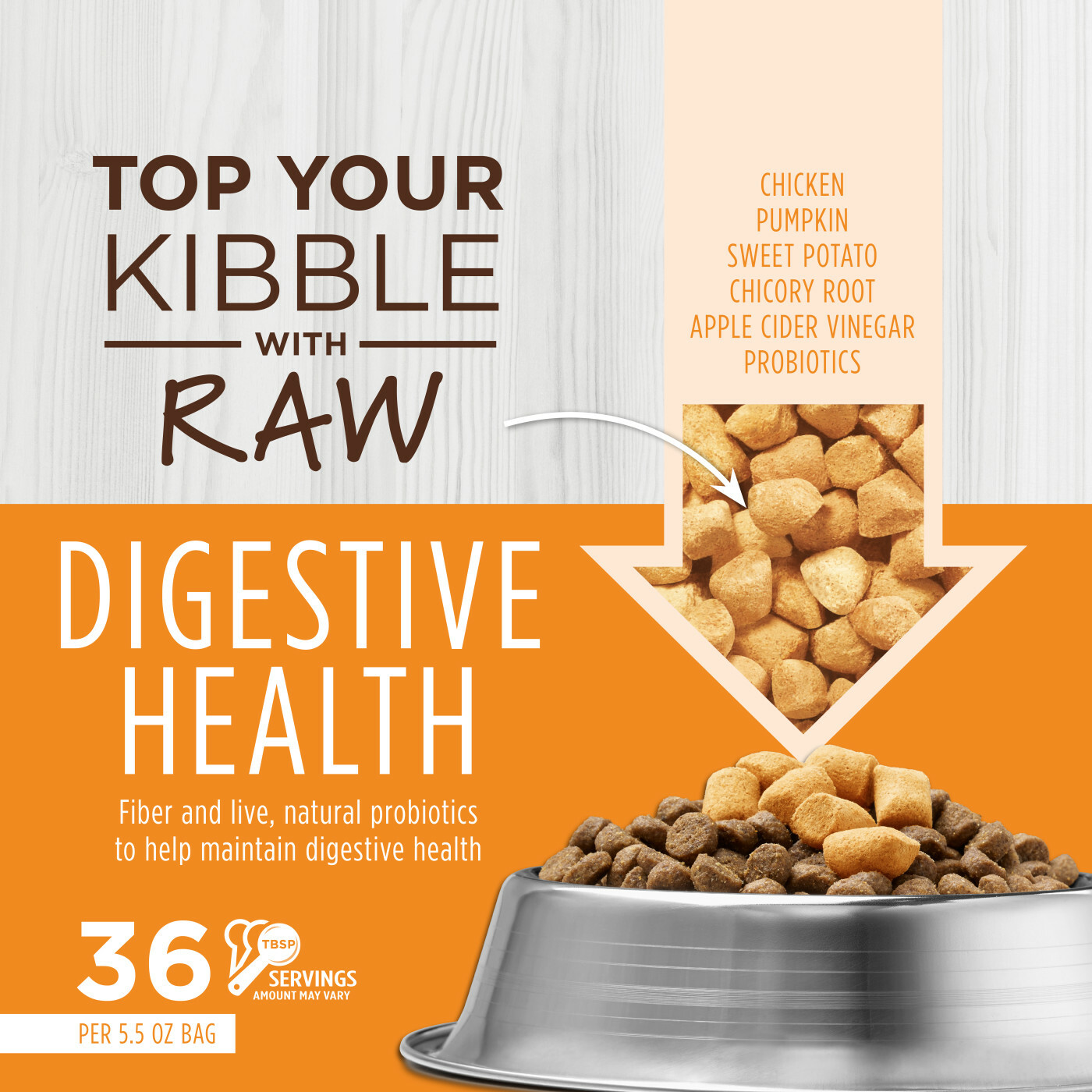 Instinct®凍乾雞肉貓Mixer (腸道健康) 5.5oz