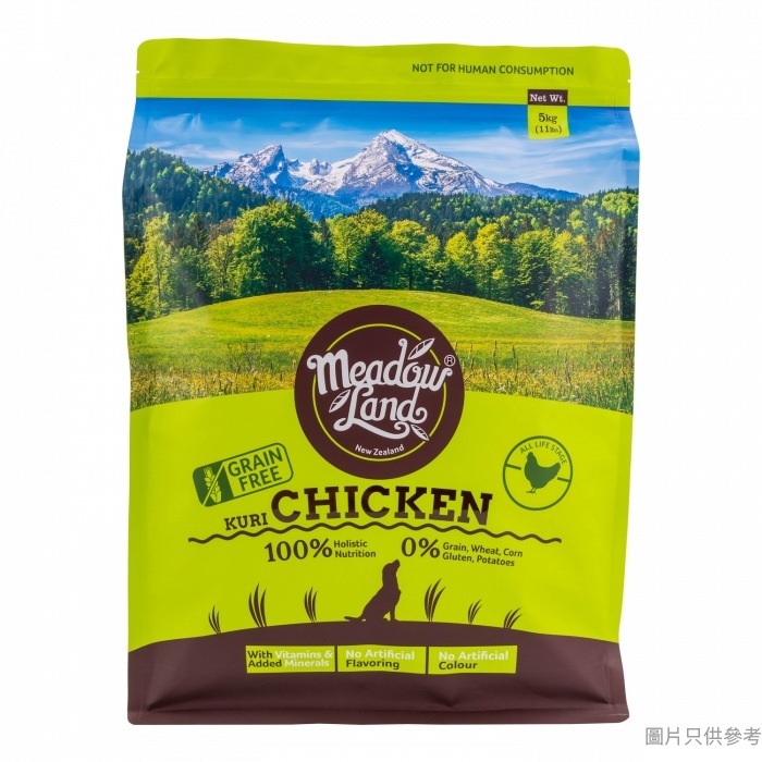 Meadowland-新西蘭全天然無穀物雞味全犬糧 5kg