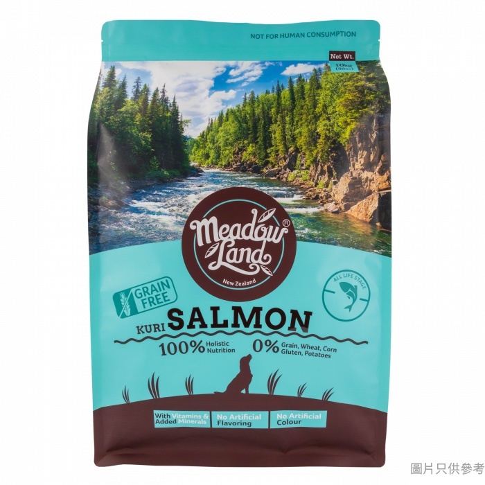 Meadowland-新西蘭全天然無穀物三文魚味全犬糧 10kg