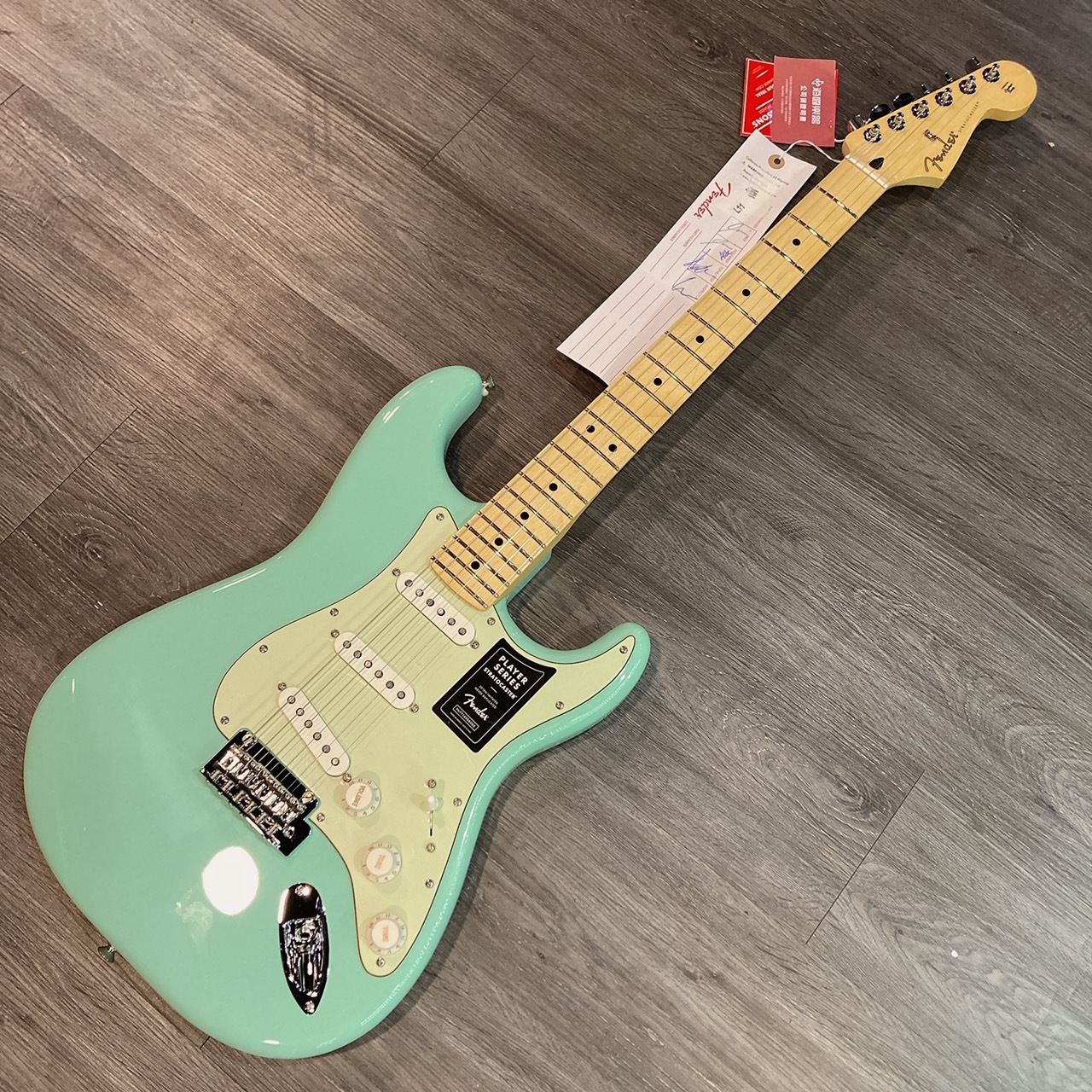 Fender player strat surf green LTD 衝浪綠限量電吉他