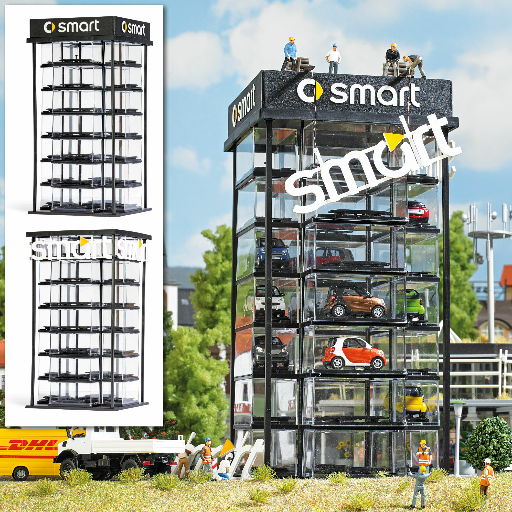 Busch 1001 HO scale Smart Car Tower