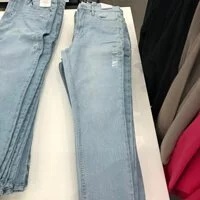[S] CALVIN KLEIN HIGH RISE STRAIGHT DENIM PANTS,GKT, CJCA4725-GKT, FINAL SALE (SCK66)
