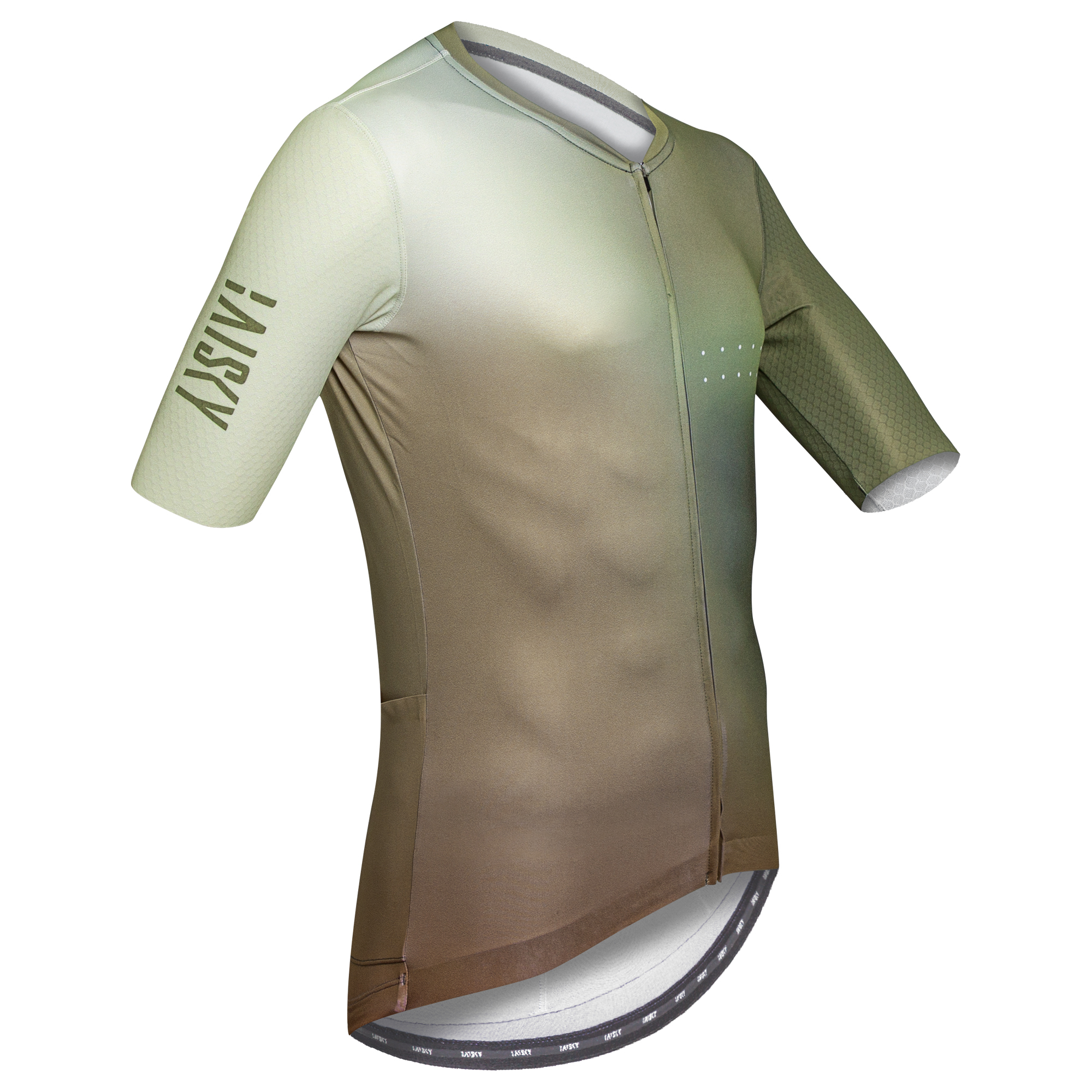 男款空力短車衣 嶄新 螢光綠