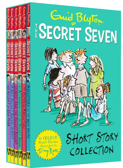 Enid Blyton Secret Seven 6 Color  Short Stories Collection (6 Books)