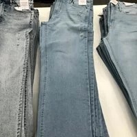 [S] CALVIN KLEIN HIGH RISE 90'S FIT DENIM PANTS,ATE, CJCB4490-ATE, FINAL SALE (SCK67)