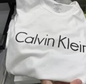 [S] CALVIN KLEIN LOGO SHORT SLEEVE T-SHIRT,WHITE, NM1129100 (SCK74)