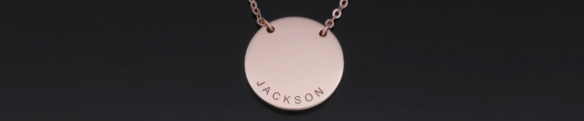 閨蜜禮物S925玫瑰金經典圓牌項鍊