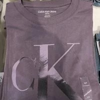 [S] CALVIN KLEIN BIG LOGO SHORT SLEEVE T-SHIRT,FKJ, CJCT3574-FKJ, FINAL SALE (SCK77)