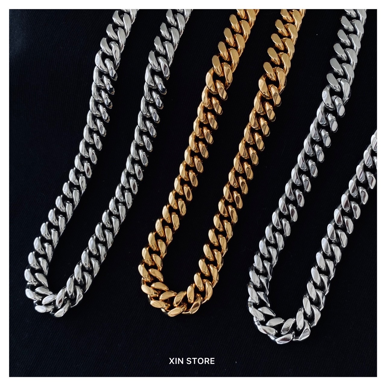 Gold Coast GC Cuban Chain/Snap Catch 項鍊 嘻哈 彈簧扣 金 銀