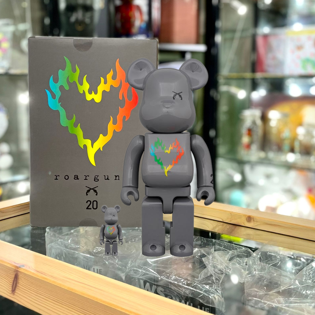 100%+400% Be@rbrick Roarguns 20th Anniversary