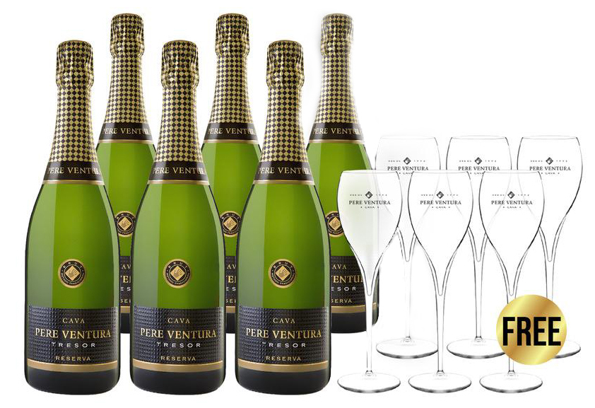 Pere Ventura Tresor Brut Reserva (6 Bottles)