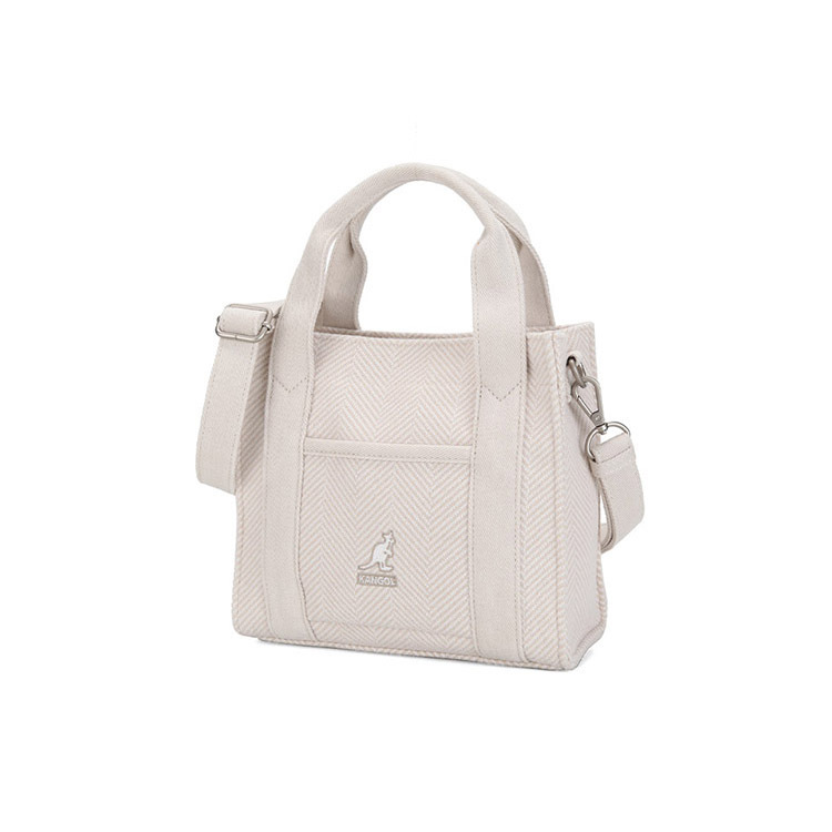 <韓國代購> KANGOL HERRINGBONE TOTE BAG
