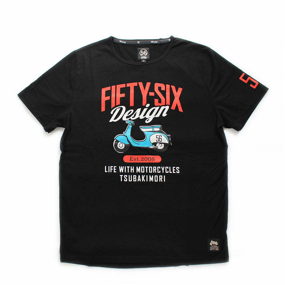 56DESIGN RETRO SCOOTER T SHIRT 四色