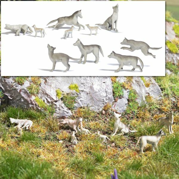 Busch 1193 HO scale wolf pack