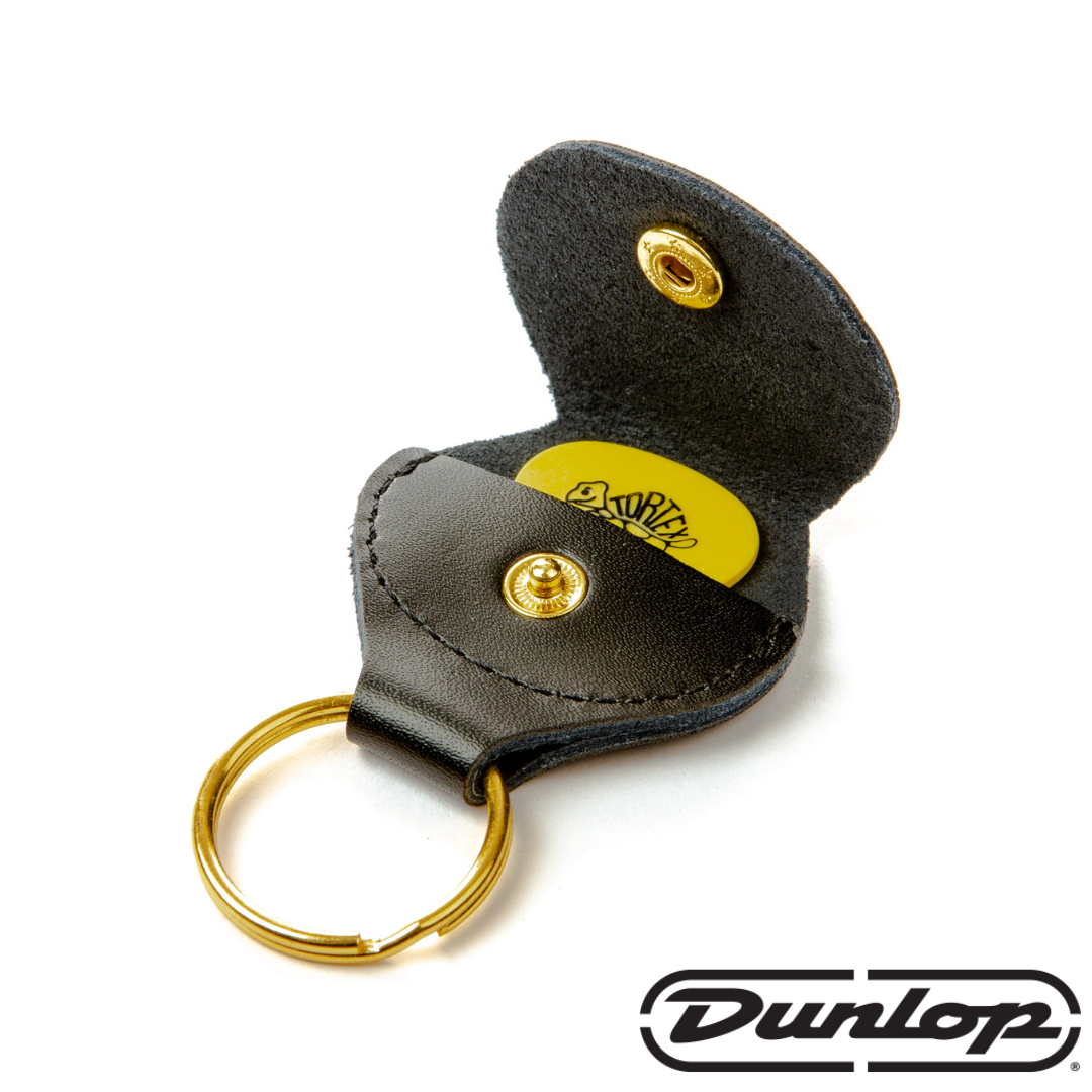Dunlop 5200SI PICK夾 匹克夾 皮件鑰匙圈 收藏鑰匙圈 金字