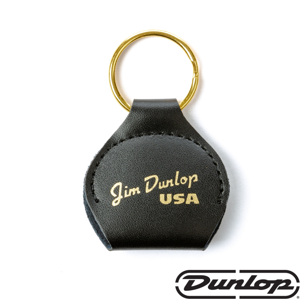 Dunlop 5200SI PICK夾 匹克夾 皮件鑰匙圈 收藏鑰匙圈 金字