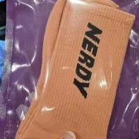 [S] NERDY 2WAY SOCKS, PINK, SN108 (SN108)
