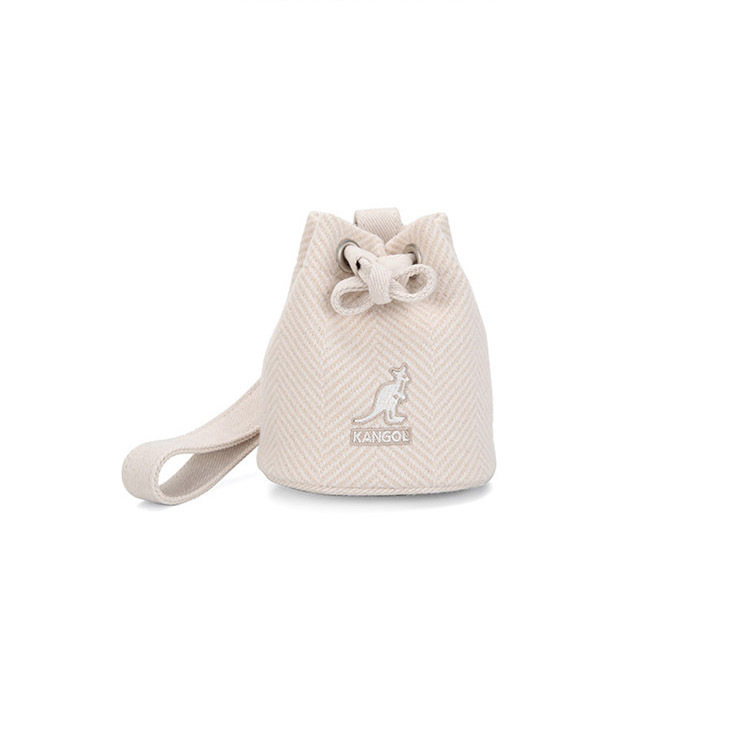 <韓國代購> KANGOL HERRINGBONE MINI POCH CHARM