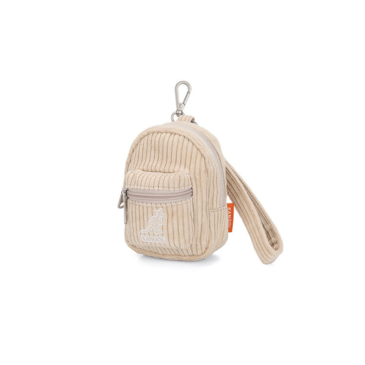 <韓國代購> KANGOL CORD V MINI POUCH CHARM