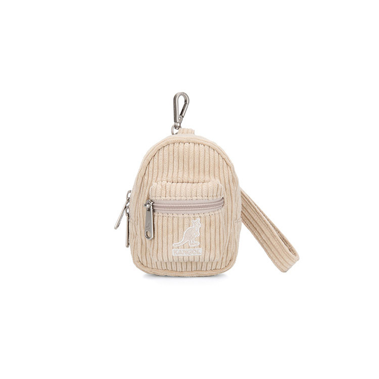 <韓國代購> KANGOL CORD V MINI POUCH CHARM