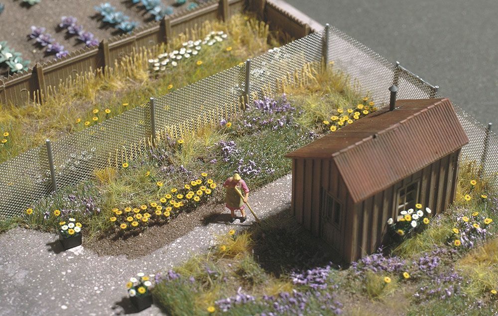 Busch 1207 HO scale 120 Oxeye Daisies