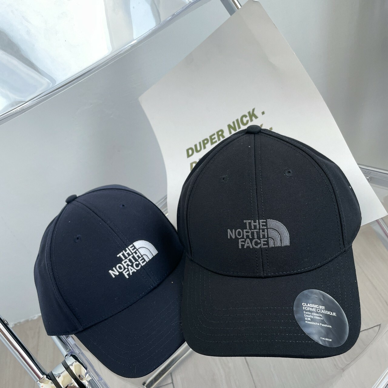 THE NORTH FACE 刺繡 LOGO 老帽 黑/深藍/卡其